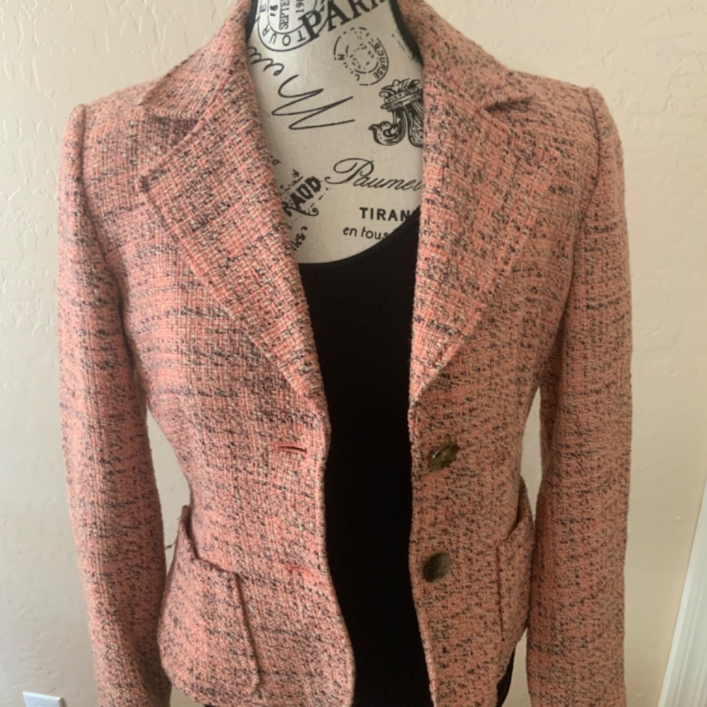 Liz Clairborne Women’s Cropped Tailored Jacket Fully Lined